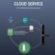 Serrure Connectée Sécurité Maximale Déverrouillage à Distance Empreinte Digitale et Code WiFi Bluetooth Panneau Verre Trempé ...