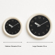 Horloge Murale Vintage Silencieuse À Quartz Pour Salon Et Chambre Cadran 3D Lisible Beige 30 Cm - www.yonis-shop.com