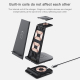 Chargeur Sans Fil 3 En 1 Pour iPhone Apple Watch Et Air Pods Station De Charge Pliable Polyvalente En Silicone - www.yonis-sh...