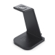 Chargeur Sans Fil 3 En 1 Pour iPhone Apple Watch Et Air Pods Station De Charge Pliable Polyvalente En Silicone - www.yonis-sh...
