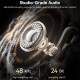 Microphone Lavalier Sans Fil Pour Création Vidéo Avec Réduction De Bruit IA 48 KHz 24 Bits Récepteur Type C Et 36 H D Autonom...