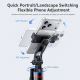 Perche Selfie Trépied À Ouverture Automatique Télécommande Bluetooth Filetage 1/4 Pour Smartphone Et Caméra Sportive - www.yo...