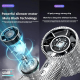 Mini Ventilateur Portable À Main Haute Vitesse À Strass Avec Écran LED 199 Niveaux Moteur Silencieux 40 dB Recharge Type C - ...