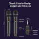 Duo De Microphones Sans Fil À Main 2.4 GHz Avec Récepteur Anti Larsen Portée 30 M - www.yonis-shop.com