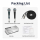 Microphone Dynamique Filaire Pour Équipement Audio Avec Connecteur 3.5 Mm Câble De 3 M Et Corps Métallique - www.yonis-shop.com