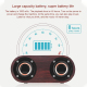 Enceinte Bluetooth Bois Haut-Parleur Double Cornes Qualité Sonore 3W Puissance Ajustement Volume Batterie Longue Durée Micro ...