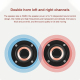 Enceinte Bluetooth Bois Haut-Parleur Double Cornes Qualité Sonore 3W Puissance Ajustement Volume Batterie Longue Durée Micro ...