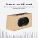 Enceinte Bluetooth Bois Double Haut-Parleurs Autonomie 8h Son Stéréo Micro Intégré - www.yonis-shop.com