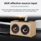 Enceinte Bluetooth Bois Double Haut-Parleurs Autonomie 8h Son Stéréo Micro Intégré - www.yonis-shop.com