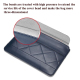 Sacoche Ordinateur Portable Cuir Microfibre Protection Complète Anti-Choc et Multi-Usage 13-14 Pouces Grise - www.yonis-shop.com