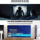 Videoprojecteur Android Full HD 1080p 4200 Lumens Connectivité Wi-Fi Bluetooth RJ45 Home Cinema Portable Multimedia 4K Suppor...