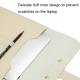 Sacoche Ordinateur Portable En Cuir Imperméable 3 En 1 Avec Design Anti-Rayures Et Boucle Magnétique - www.yonis-shop.com
