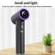 Ventilateur Portable Rechargeable 3000 mAh 100 Vitesses Écran Numérique Silencieux 35 dB Pour Extérieur Bureau Et Maison - ww...