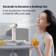 Ventilateur Portable Rechargeable 3000 mAh 100 Vitesses Écran Numérique Silencieux 35 dB Pour Extérieur Bureau Et Maison - ww...