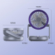 Ventilateur Circulateur D’Air Pliable De Table Et Mural Avec Indicateur De Batterie Éclairage LED 5 Vitesses - www.yonis-shop...