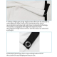 Écran De Projection Pliable 100 Pouces Pour Vidéoprojecteur Durable Et Lavable En Polyester Idéal Pour Cinéma Maison Et Plein...