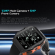 Montre Connectée Android 9.0 Étanche IP68 4G avec Double Caméras Céramique 2GB+16GB GPS Bluetooth 5.3 - www.yonis-shop.com