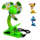 Mini Ventilateur De Poussette À Clip Pour Bébé Vert Portable Avec Câble USB Pour Maison Bureau Et Sorties - www.yonis-shop.com