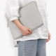 Sacoche Ordinateur Portable Cuir PU Vert Menthe Taille 13 à 14 Pouces Résistante à l'Eau et aux Chocs - www.yonis-shop.com