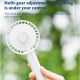 Ventilateur Portable Rechargeable À Main Et De Bureau À Suspendre Silencieux 3 Vitesses Batterie 1200 mAh USB Type C - www.yo...