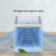 Mini Rafraîchisseur D’Air USB De Bureau 3 Vitesses Filtre À Eau 500 Ml Éclairage LED Coloré Moteur Silencieux Bouchon - www.y...