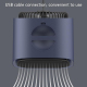 Ventilateur Rafraîchisseur D’Air USB Portable Pour Bureau Avec Réservoir Visible 3 Vitesses Flux Orientable À 120° - www.yoni...