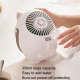 Ventilateur De Bureau USB Avec Brumisation Silencieux Réservoir 350 Ml Batterie 2000 mAh Éclairage D’Ambiance - www.yonis-sho...