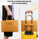 Sacoche Ordinateur Portable En Cuir PU Jaune Étanche Et Résistante Pour Ordinateur 13/14 Pouces - www.yonis-shop.com