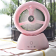 Mini Ventilateur De Bureau USB Rechargeable Avec Brumisateur Silencieux À 3 Vitesses Réservoir 38 ml Orientable - www.yonis-s...