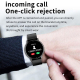 Montre Connectée Multifonction Surveillance Santé Bluetooth Appels Étanche Silicone Bleu - www.yonis-shop.com