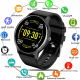 Montre Connectée Suivi Santé Complet Appels Bluetooth Étanche IP67 Bleu - www.yonis-shop.com