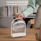 Mini Ventilateur De Bureau Portable Rechargeable Silencieux 3 Vitesses Inclinaison 140° Blanc - www.yonis-shop.com