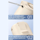 High-speed Waist-mounted Fan Outdoor Clip-on USB Mini Fan(Beige) - www.yonis-shop.com