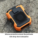 Ventilateur À Clip Rechargeable Pour Ceinture Mains Libres 3 Vitesses Lampe LED Batterie 2400 mAh - www.yonis-shop.com