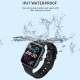 Montre Connectée Or Avec Suivi Sportif Multi-Modes Moniteur De Fréquence Cardiaque Et Étanchéité IP67 - www.yonis-shop.com