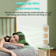 Ventilateur De Bureau Portable Triple Turbine USB Rechargeable 3 Vitesses Silencieux Batterie 1200 mAh Type-C Blanc - www.yon...