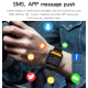 Montre Connectée 1.75 Pouces HD Ecran Tactile avec Appels Bluetooth Suivi Température Corporelle et Charge Sans Fil Compatibl...