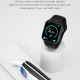 Montre Connectée 1.75 Pouces HD Ecran Tactile avec Appels Bluetooth Suivi Température Corporelle et Charge Sans Fil Compatibl...