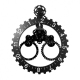 Horloge Murale Style Européen Moderne Avec Gears Mécaniques En Acier Inoxydable - www.yonis-shop.com