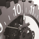 Horloge Murale Style Européen Moderne Avec Gears Mécaniques En Acier Inoxydable - www.yonis-shop.com