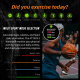 Montre Connectée Sportive Bluetooth Appels Et Suivi Fitness Écran TFT 1.28 Pouces Contrôle Musique Modes Multisport Compatibi...