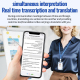 Enregistreur Vocal IA Porte Badge Pour Réunions Avec Transcription Traduction Et Résumé Automatique Autonomie 18 Heures - www...