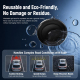 Support De Téléphone Pour Voiture À Charge Sans Fil Rapide Base Nano Gel Lavable Rotation Complète Et Éclairage RGB - www.yon...