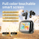 Écouteurs Bluetooth Sans Fil Avec Écran Tactile Couleur et Réduction de Bruit ANC ENC Pour Une Expérience Audio Immersive - w...