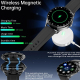 Montre Connectée Sport Étanche IP67 Avec Écouteurs Bluetooth Intégrés Écran AMOLED 1.43 Pouces Autonomie Longue Durée Fonctio...