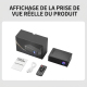 Vidéoprojecteur Mini LED Portable Avec Recopie D’Écran Smartphone Lecture 1080P Projection 24 À 100 Pouces Haut Parleur Intég...
