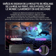 Vidéoprojecteur Mini LED Portable Avec Recopie D’Écran Smartphone Lecture 1080P Projection 24 À 100 Pouces Haut Parleur Intég...
