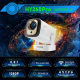 Vidéoprojecteur Portable Home Cinéma Full HD 1080p Compatible 4K Courte Focale Autofocus WiFi 6 - www.yonis-shop.com