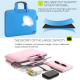 Sacoche Ordinateur Portable 12 Pouces Design Élégant Matériau Respirant Avec Poignée Cachée et Poche Externe Pour Accessoires...