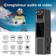 Caméscope Numérique Vision Nocturne HD 1080P Avec Objectif Rotatif À 360 Degrés Et Batterie Longue Durée - www.yonis-shop.com